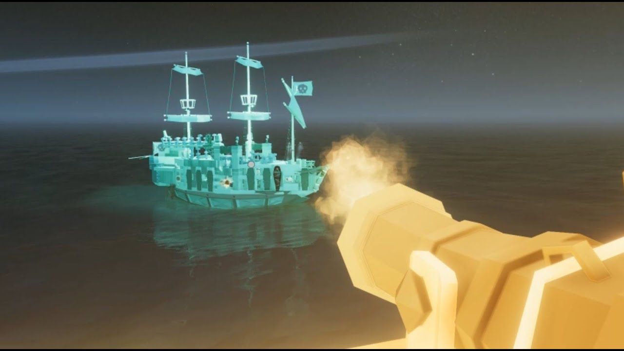 Ylands | Defeating a Ghost Ship with the Crew!
