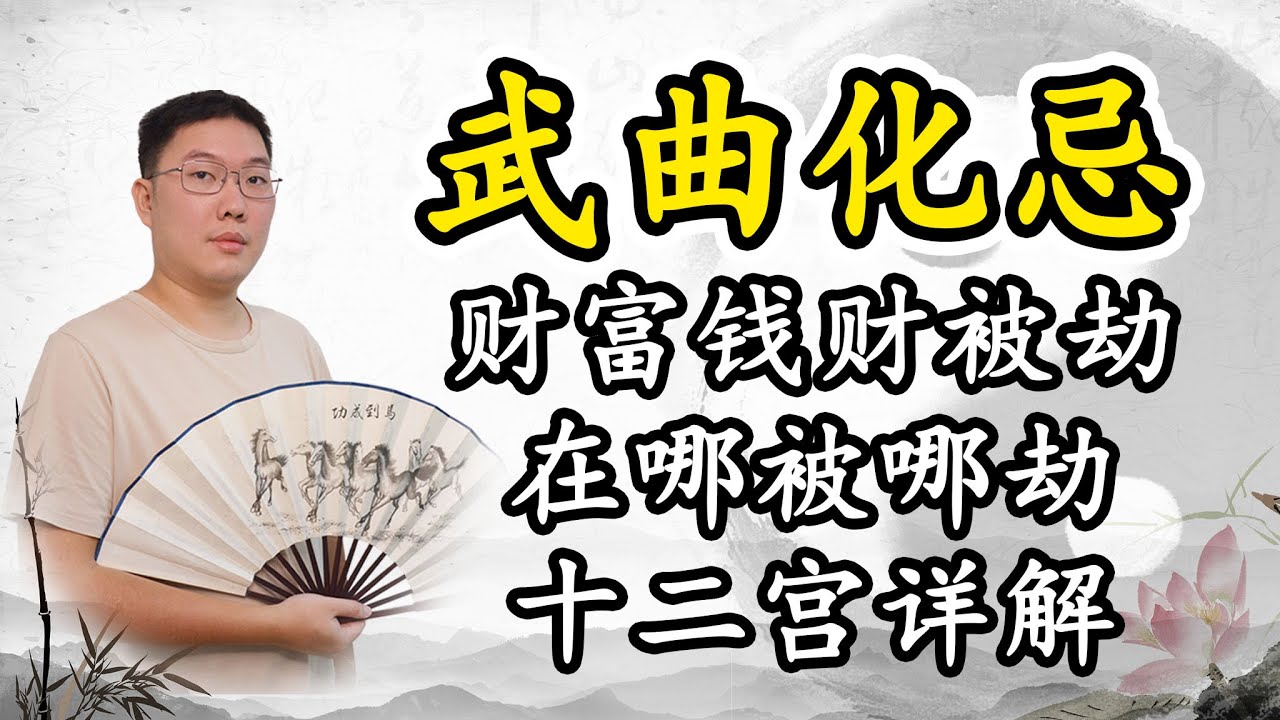 武曲化忌，财富钱财被劫在哪被哪劫，十二宫详解