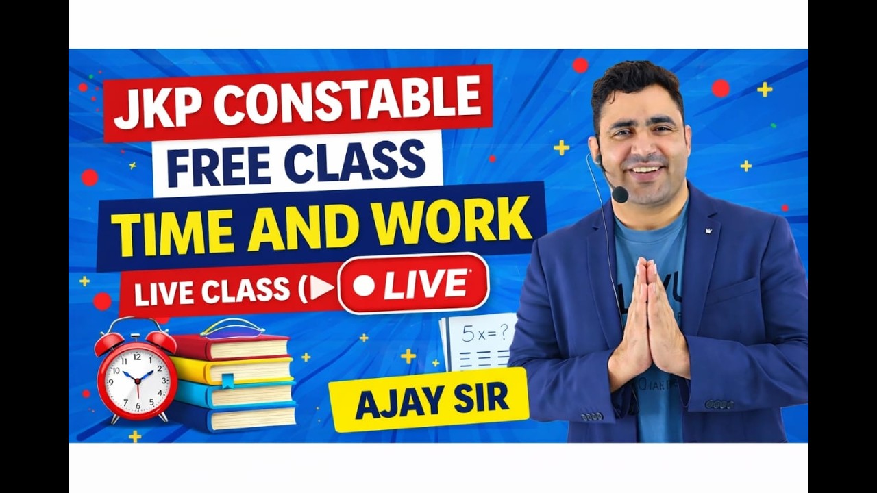 MATH CLASS-21 //time and work marathon #JKSSB #jkssbexam #jkp #jkpsi #faa #jkssb#AJAY SIR MATH