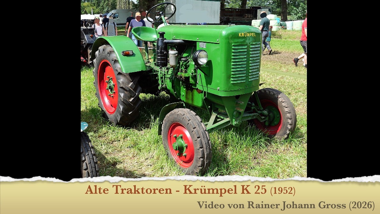 Alte Traktoren - Krümpel K 25 (1952)