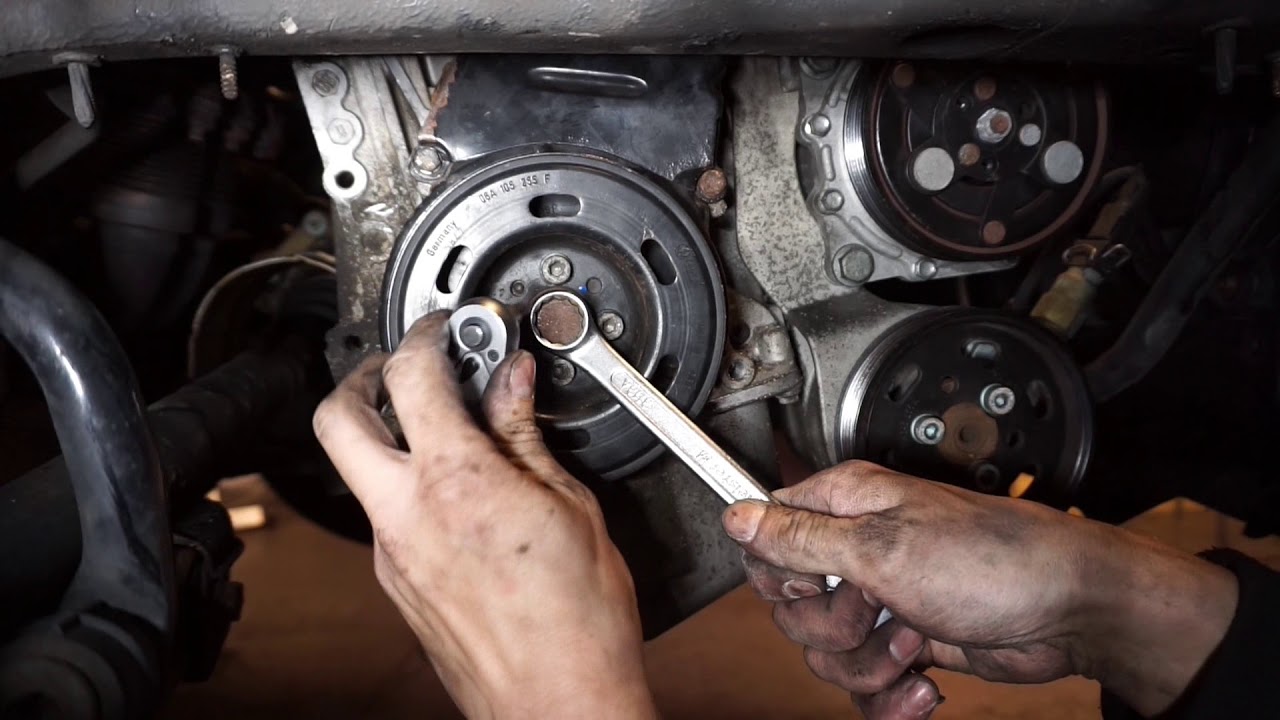 Zahnriemenwechsel an einem Golf 4 / Audi A3 by DC Motors
