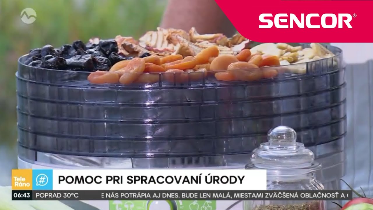 Spracovanie úrody krok za krokom. SENCOR spotrebiče v Teleráne na Markíze.