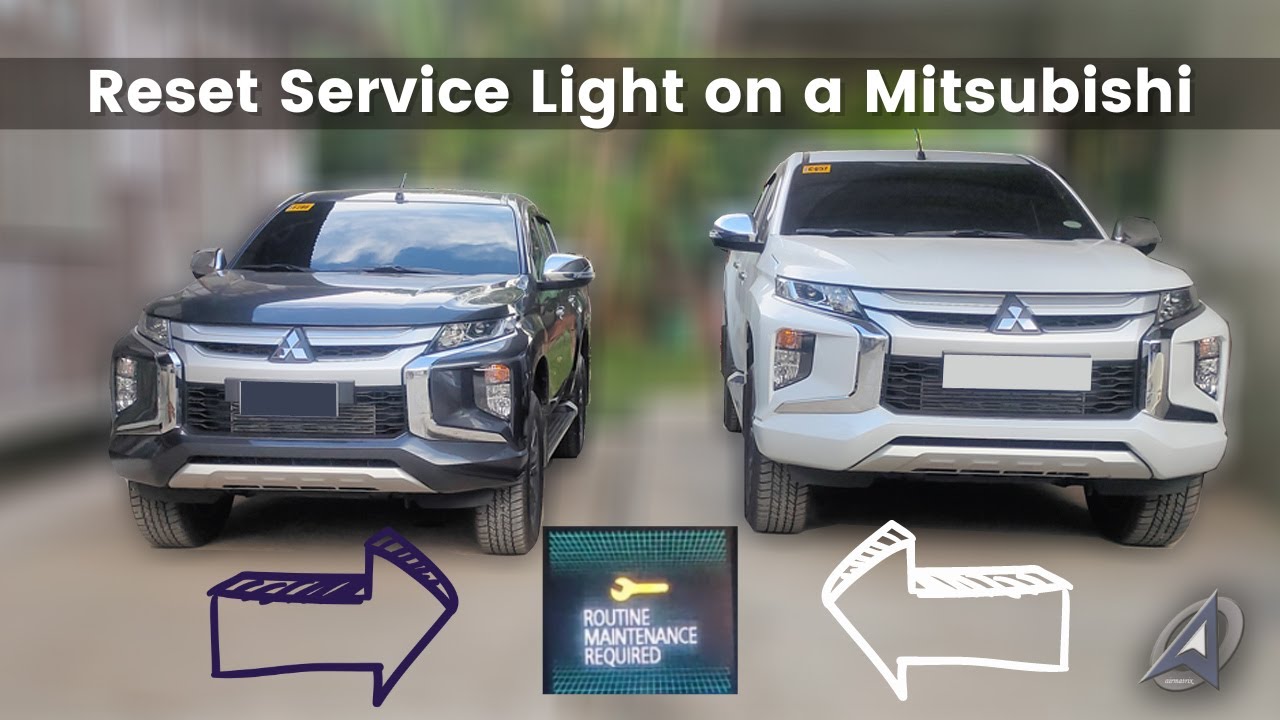 Как сбросить индикатор планового технического обслуживания на Mitsubishi