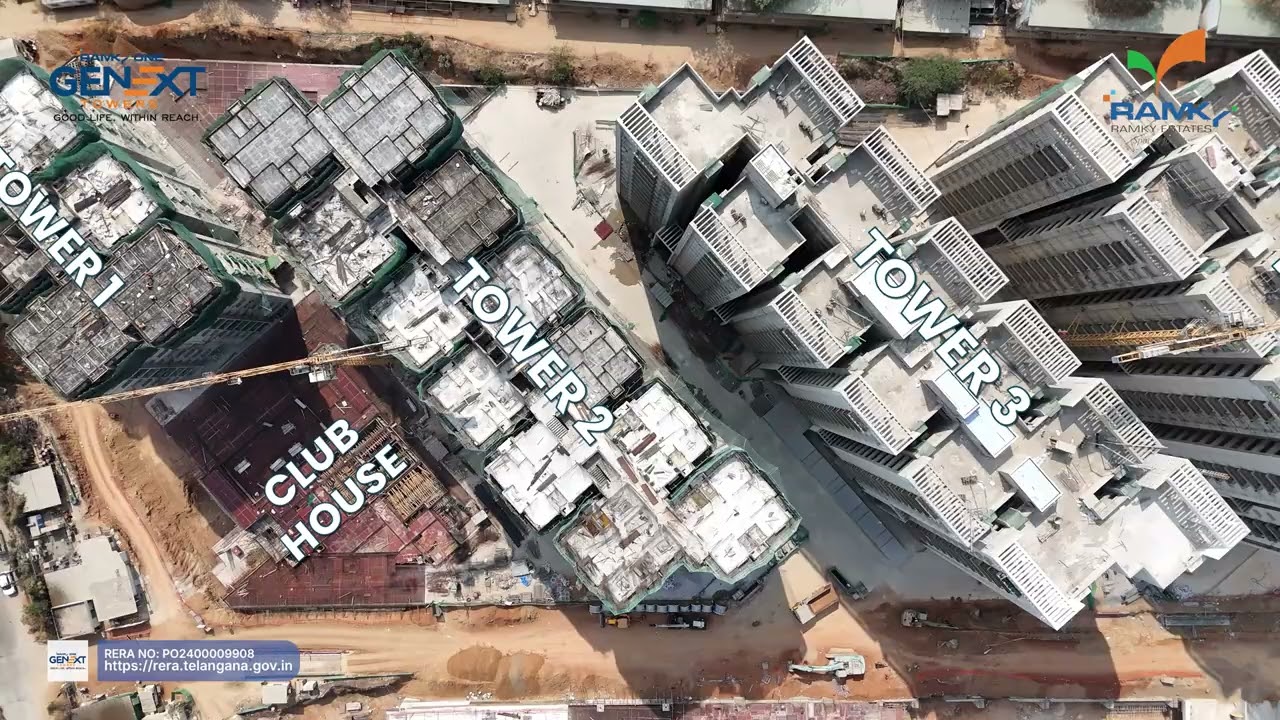Ramky One Genext Towers February 2026 Construction Progress