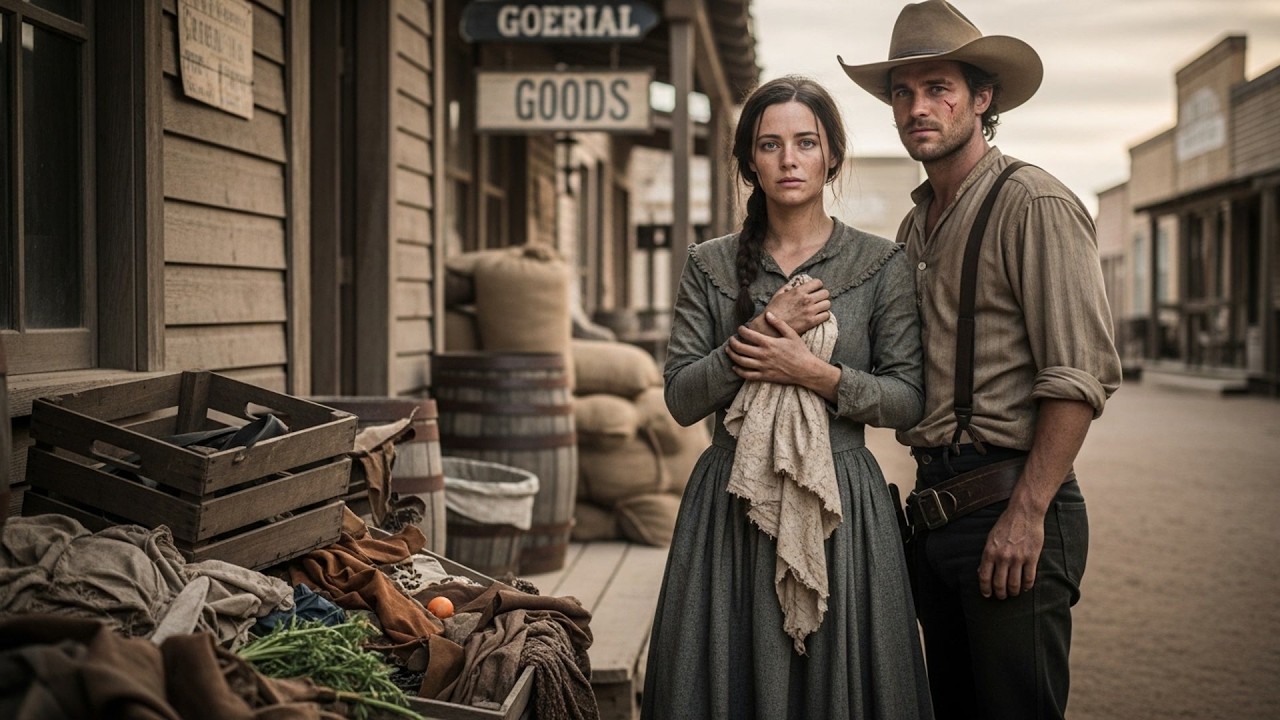 She Was Picking Through Trash For Scraps Of Cloth, The Cowboy Bought Fabric And Left It On Her Step