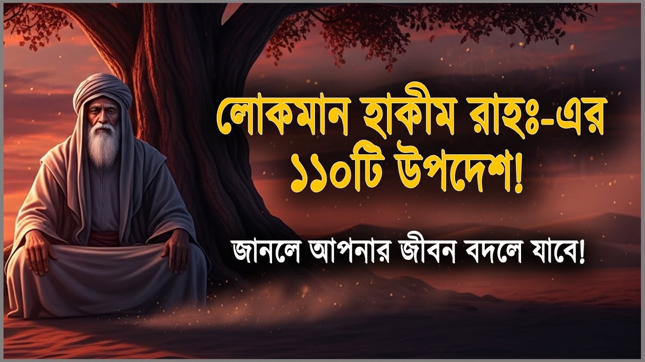লোকমান হাকীম রাহ এর ১১০টি উপদেশ! জানলে আপনার জীবন বদলে যাবে