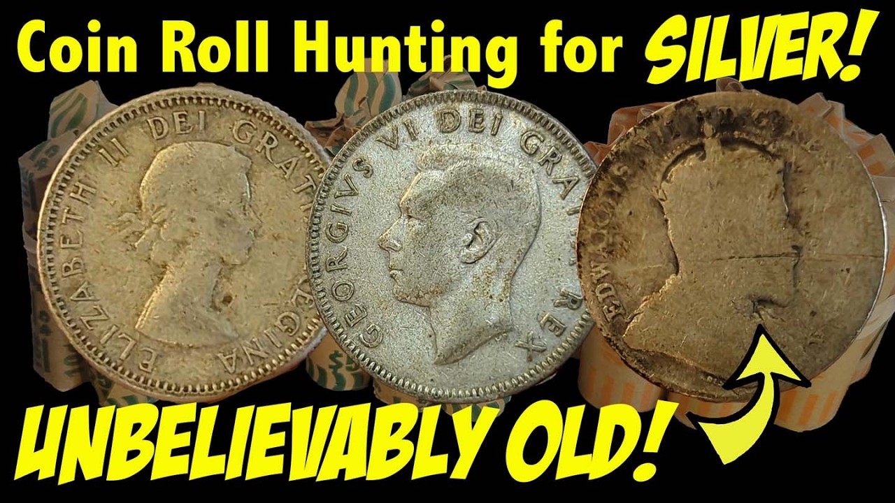 Silver BONANZA! Coin Roll Hunting Dimes and Quarters. My best silver haul EVER!