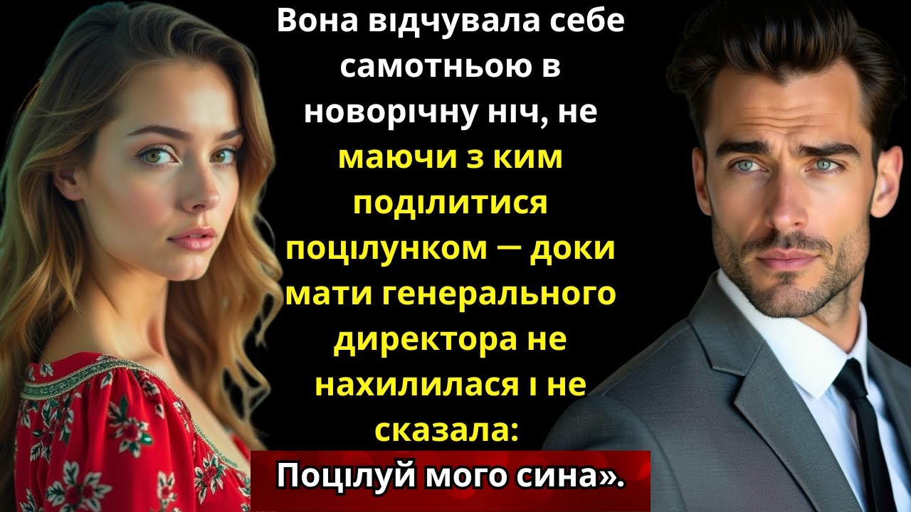 Вона сумно сиділа на Різдво, тож мати CEO сказала: «Ти можеш поцілувати мого сина».
