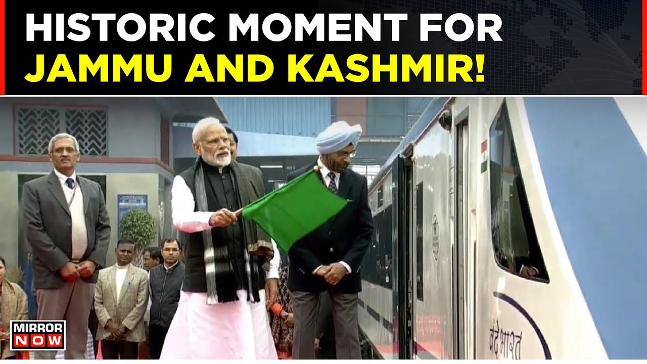 Historic Moment For Jammu and Kashmir! PM Narendra Modi To Flag Off First Electric Train | Top News