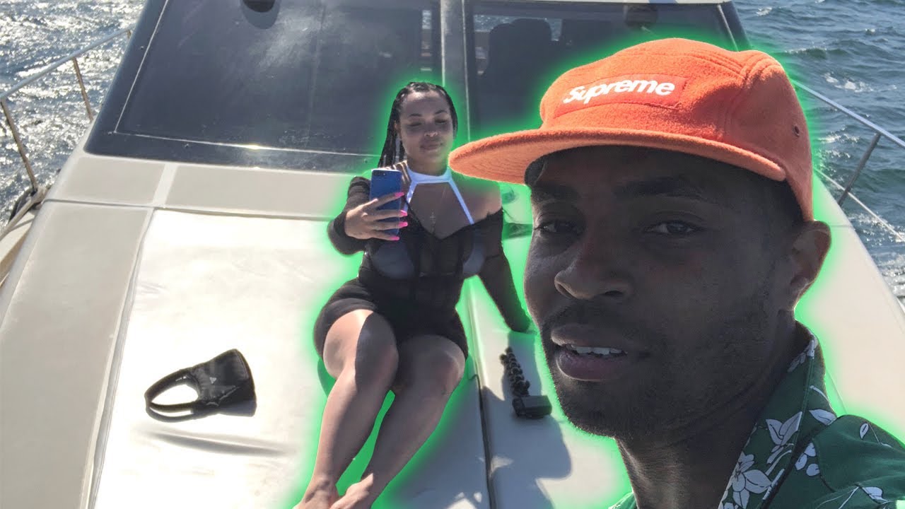 HEATHER SURPRISES T-RELL WITH 100FT YACHT FOR HIS BIRTHDAY!!! | HEATHER AND TARELL