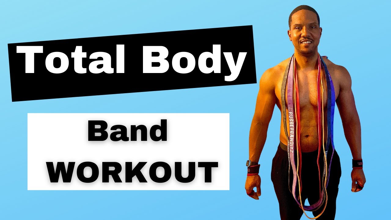 Total body resistance band workout using loop/pull up bands | with TECHNIQUE TIPS
