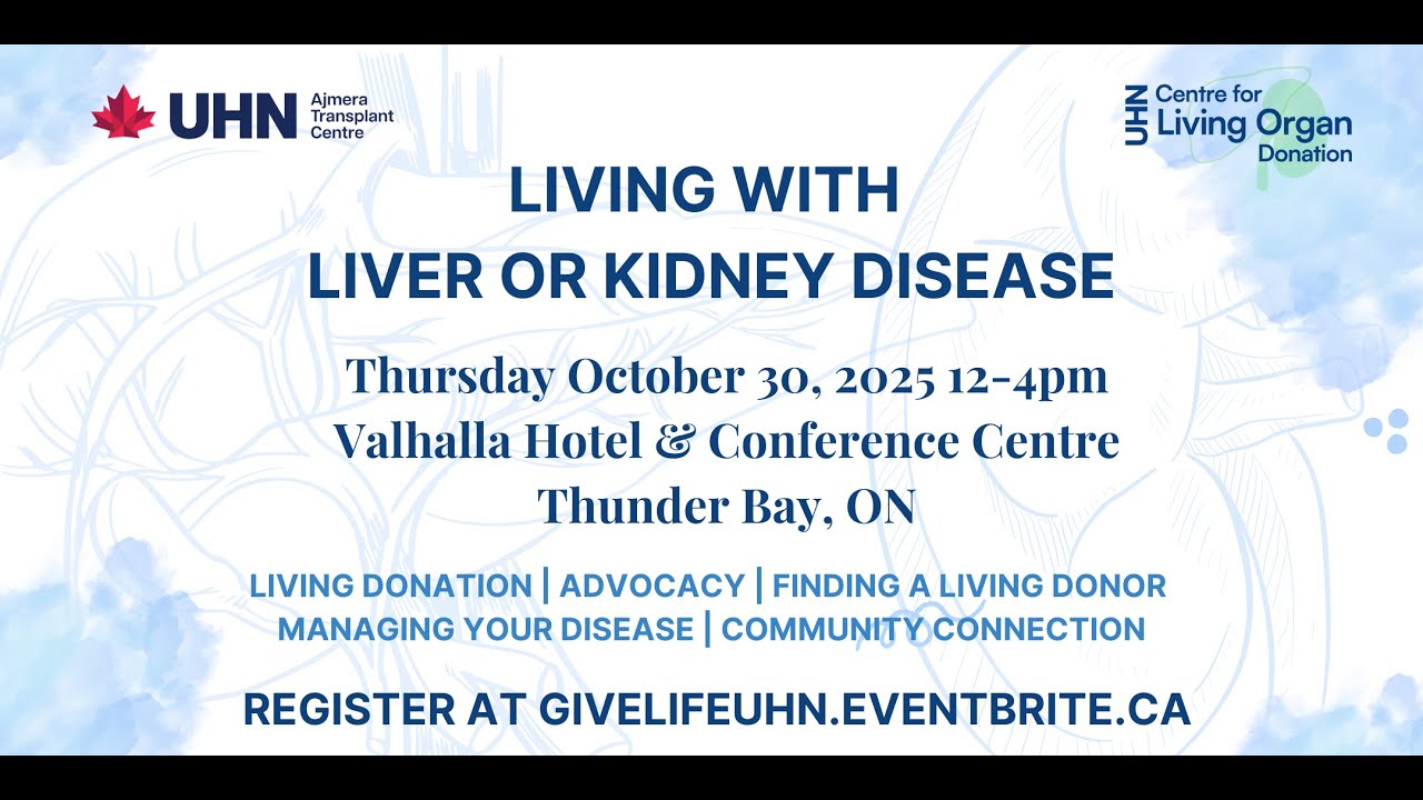 Living with Liver or Kidney Disease Event: Main Event & Kidney Breakout