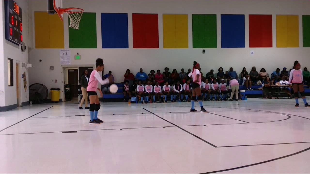 W.J. Christian Lady Chargers Volleyball Team vs Phillips Middle School, 10-4-17