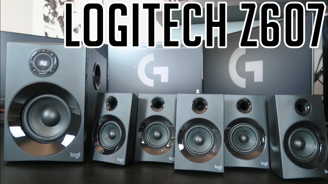 LOGITECH Z607 НОВЫЕ 160-ваттные 5.1-канальные динамики — введение