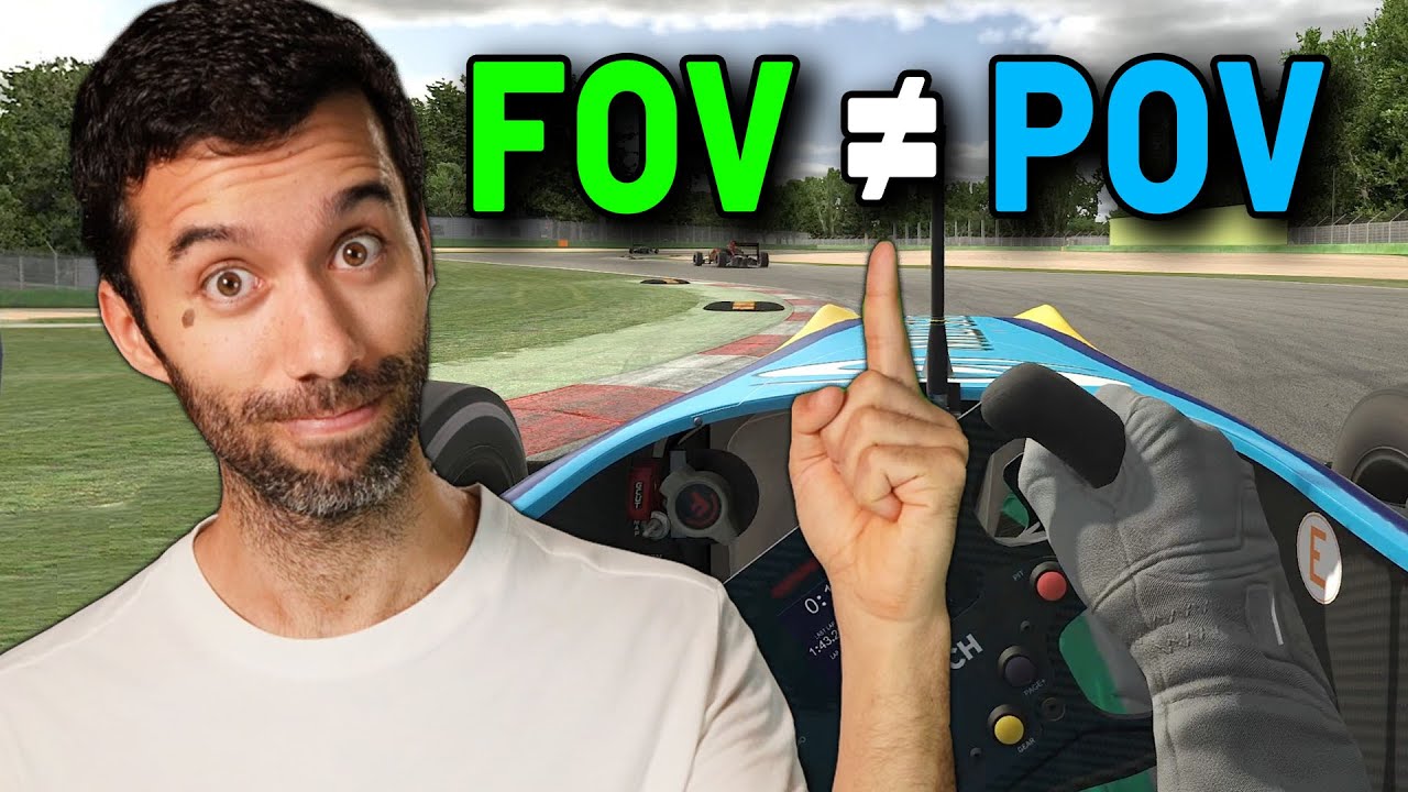 👌CONFIGURA ASÍ tu CÁMARA cockpit en iRACING y otros Simuladores🔸FOV vs POV
