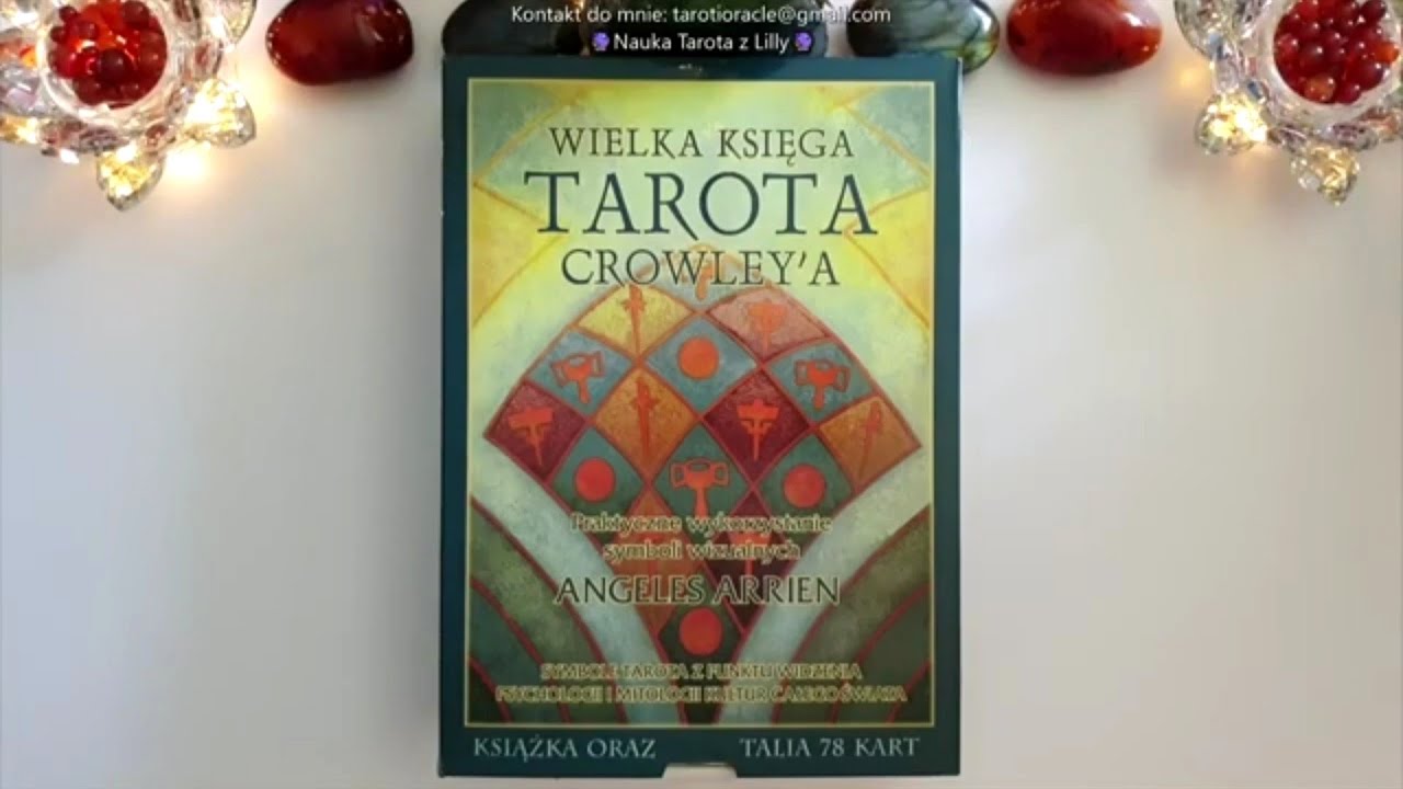 Wielka Księga Tarota Crowley'a. Karty. Książka. Przegląd. Nauka Tarota ⭐🔮⭐