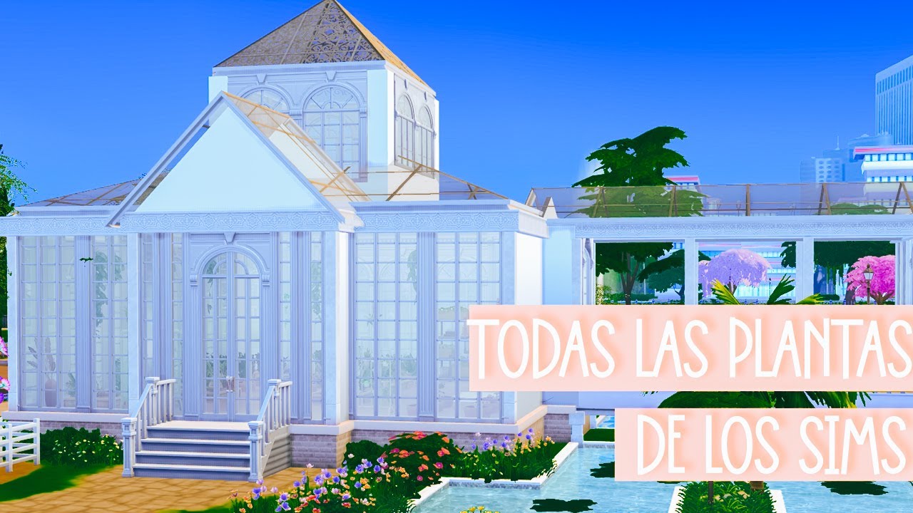 ✨INVERNADERO con TODAS LAS PLANTAS de los sims 4 | speed build✨ ~ #JennBirdy