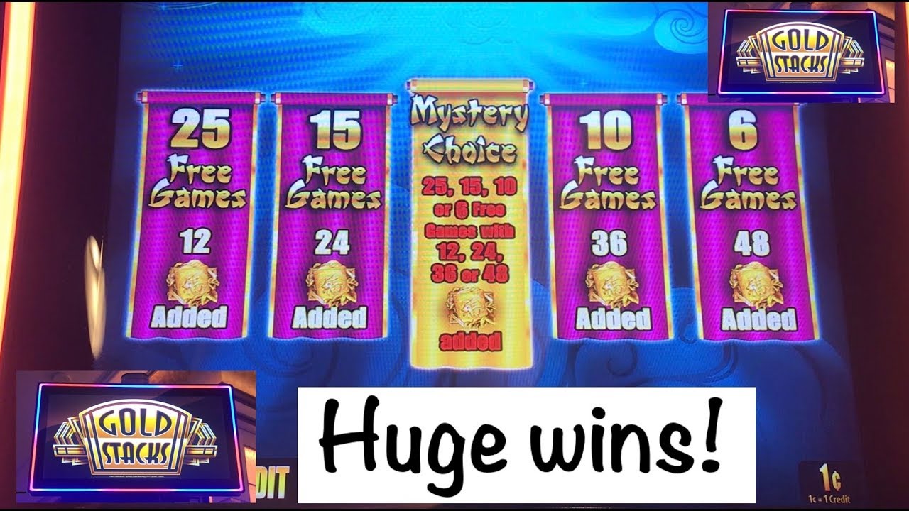 Awesome Max Bet mystery pick on Gold Stacks, Golden Prosperity Slot!