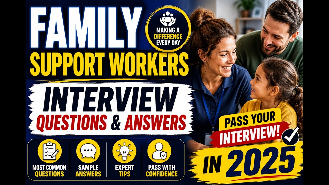 Family Support Workers Interview Questions and Answers | Pass Your Interview in 2025