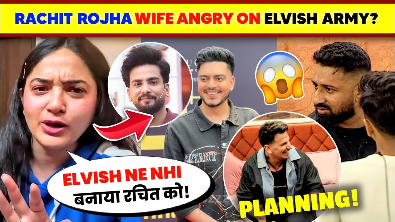 OMG!🤯 Rachit Rojha WIFE Angry On Elvish Yadav Fans?😡| Rajat Dalal, Mrfaisu, Prince Narula Group Game
