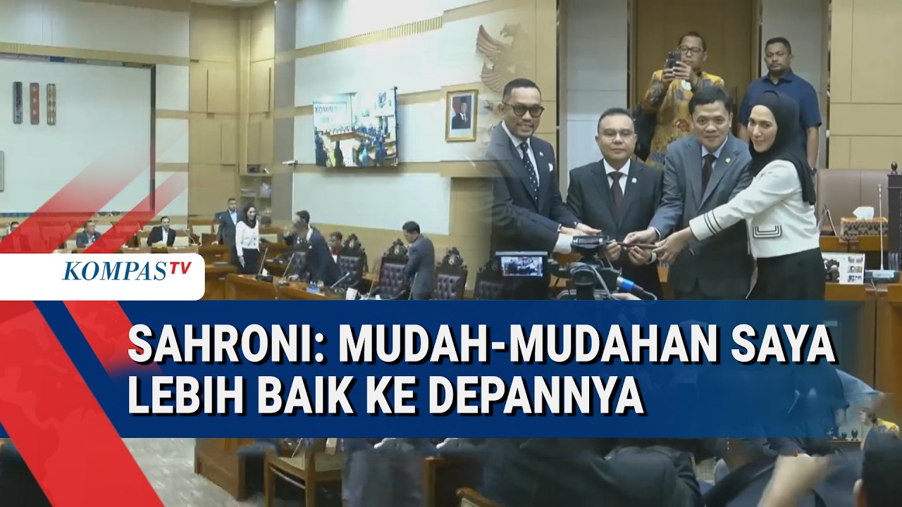 Pernyataan Ahmad Sahroni usai Kembali jadi Wakil Ketua Komisi III DPR