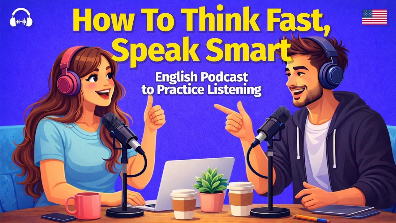 How To Think Fast, Speak Smart | English Podcast | English for Beginners