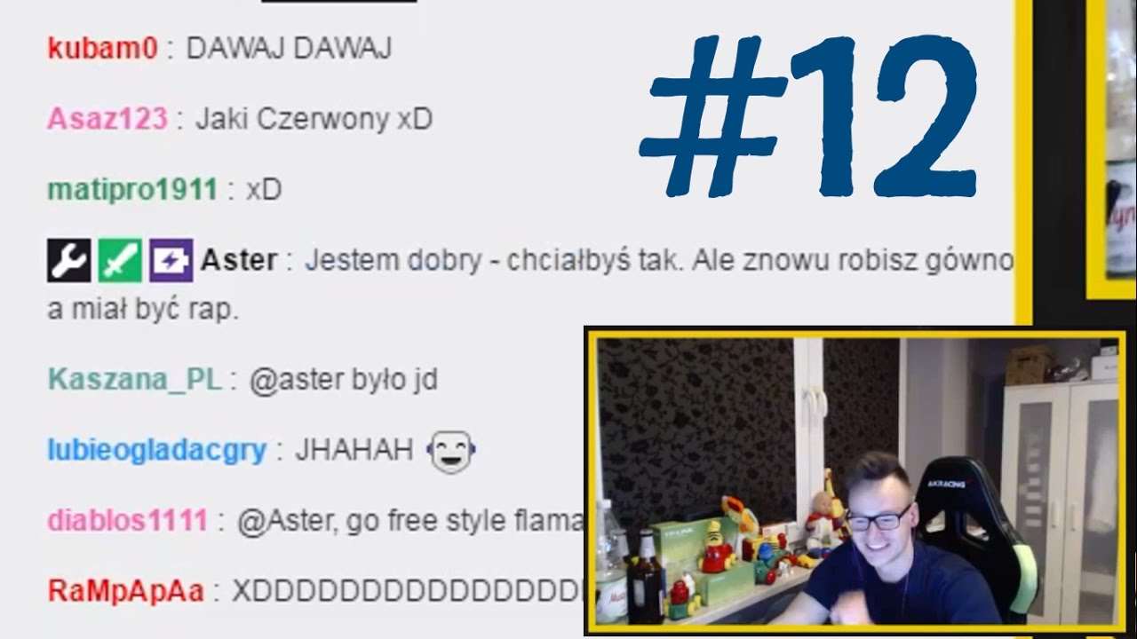 #12 XAYOO - TOP YOUTUBERZY, PIOSENKI, FREESTYLE, ASTER ZDISSOWANY