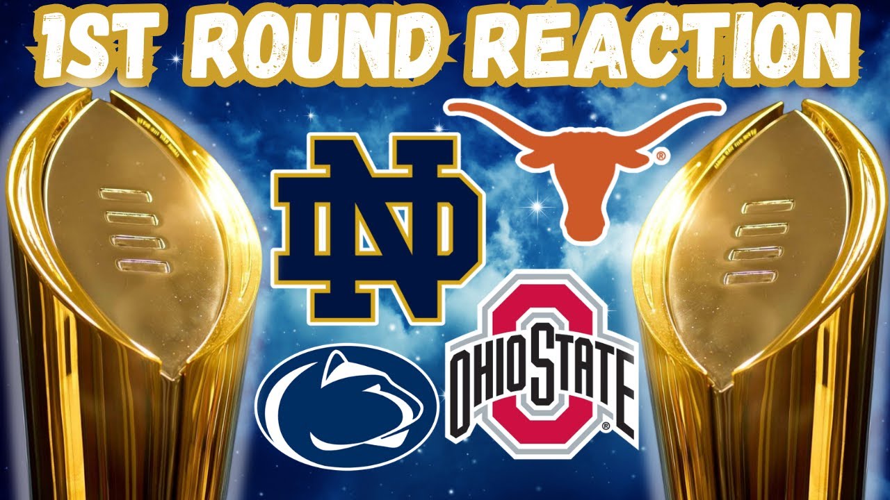 College Football Playoff 1st round reactions *TOTAL BLOWOUTS*