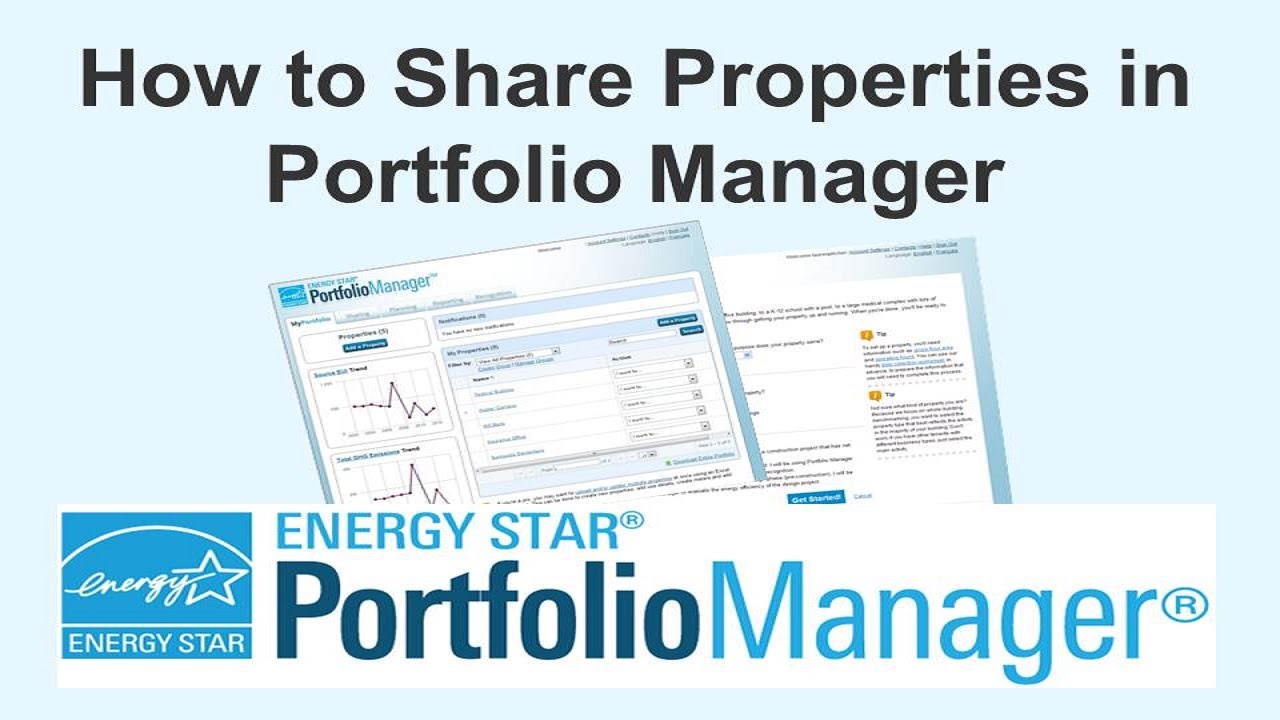 How To Share Properties in Portfolio Manager®