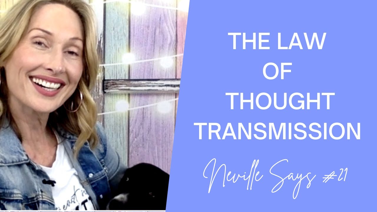 The Law of THOUGHT TRANSMISSION! #lawofassumptionsuccess #lawofassumptiontechniques