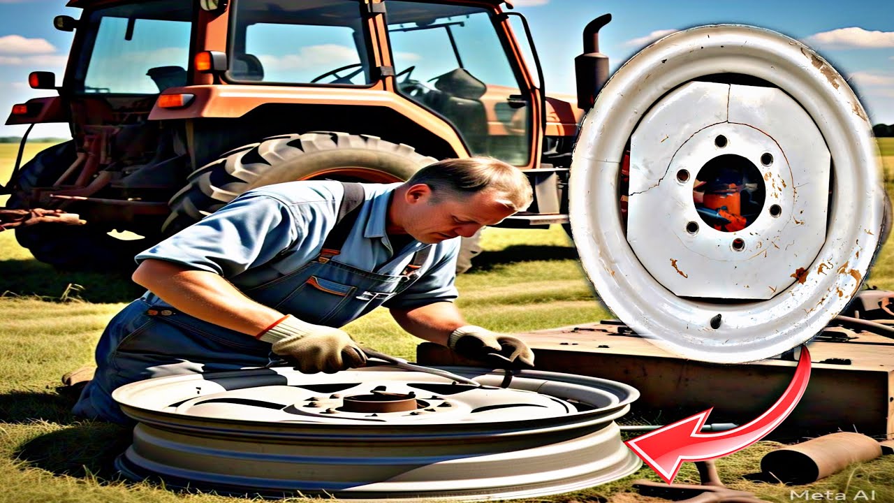 How to Repair Broken Tractor Wheel Rim || Extreme Techniques for Perfect Results || A J Process