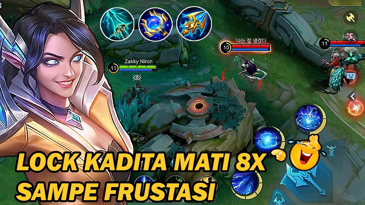 EUDORA MODE SEMAK!! LOCK KADITA MATI 8X SI PALING JAGO SAMPE KESAL‼️- MLBB