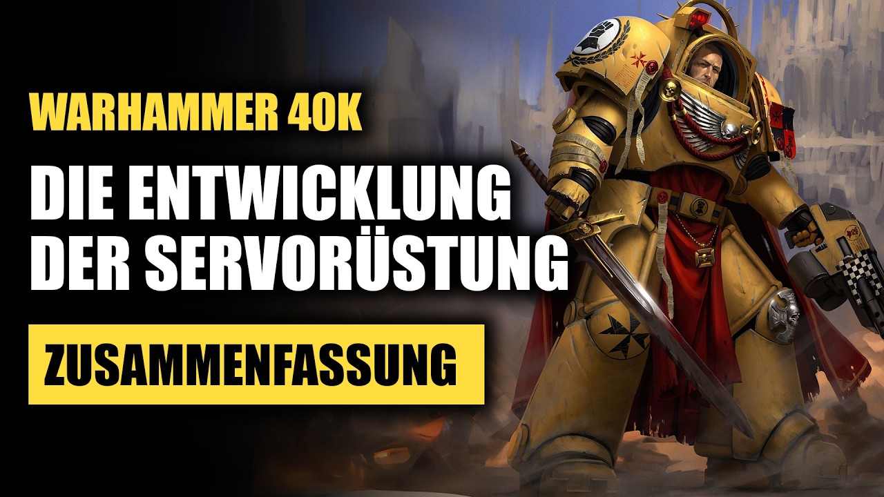 Die Entwicklung der Space Marine Servorüstung | Warhammer 40K Lore | Zusammenfassung