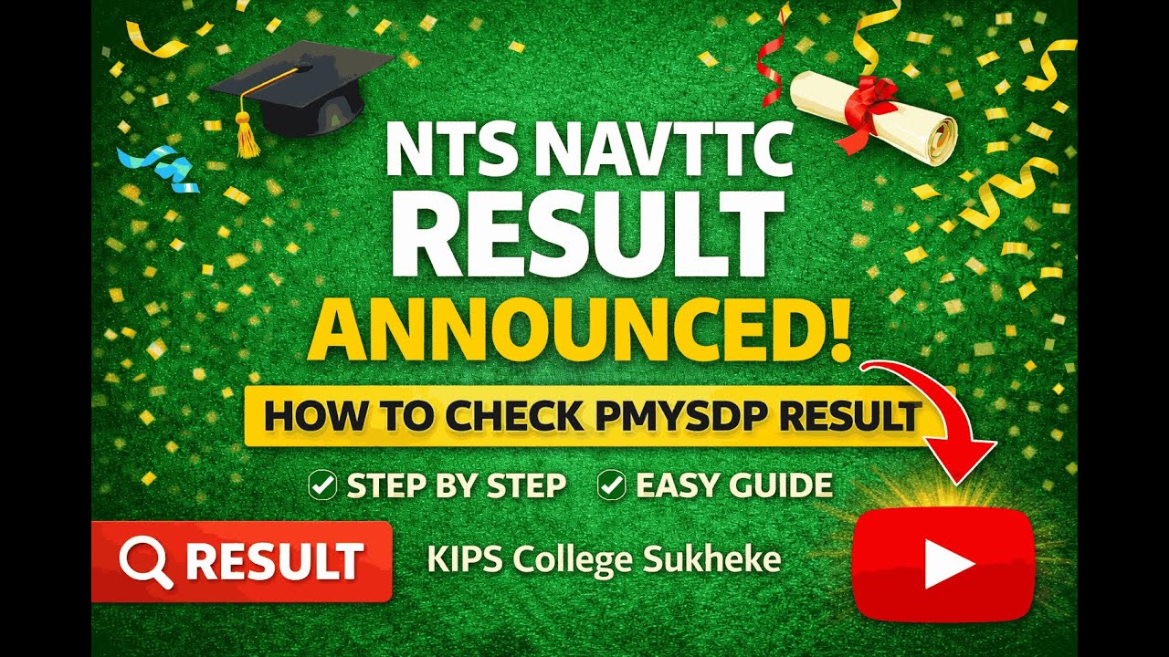 NTS-NAVTTC Result Announced | How to Check NTS NAVTTC Result