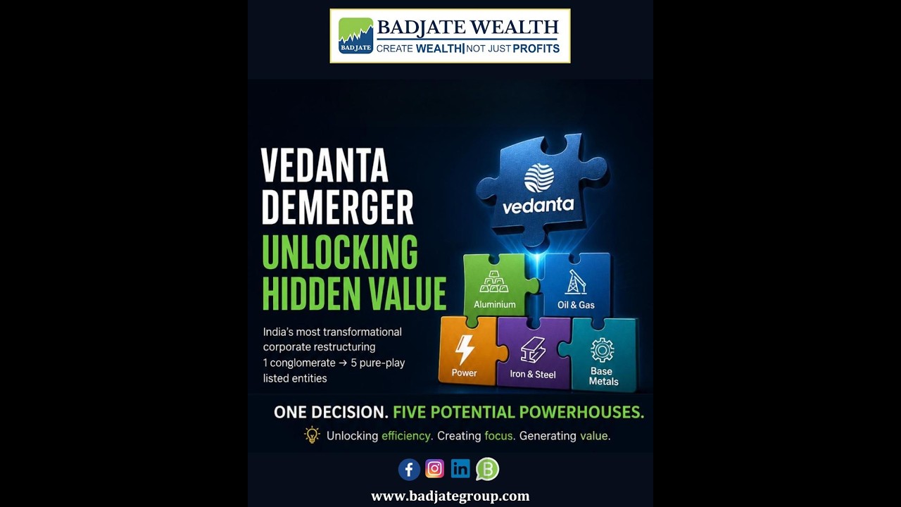 Vedanta Split Into 5 Companies 🔥 What Shareholders Must Know