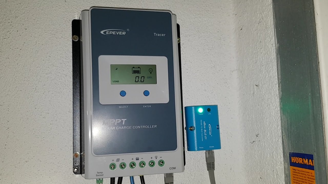 Vorstellung Epever Tracer 3210 AN + eBox BLE-01(Bluetoothmodul) | Solaranlage
