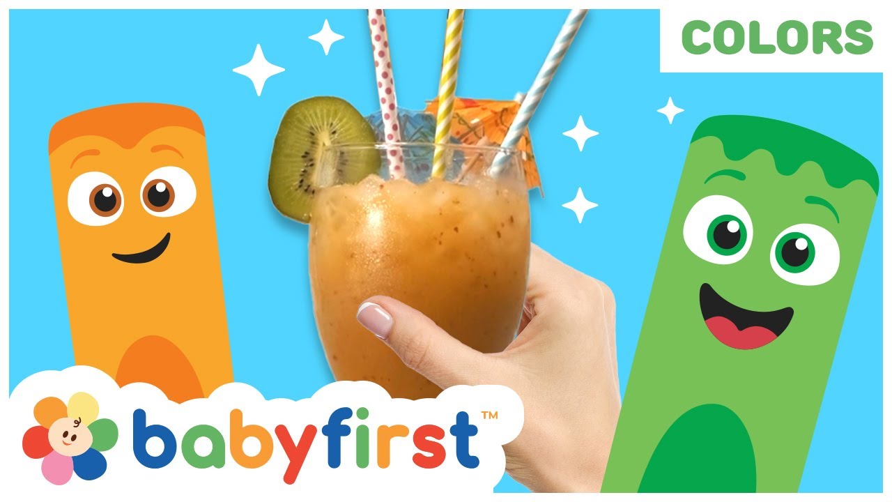 Toddler Learning Video | COLOR CREW MAGIC - Smoothie & Vehicles for Kids | DIY for Babies| BabyFirst