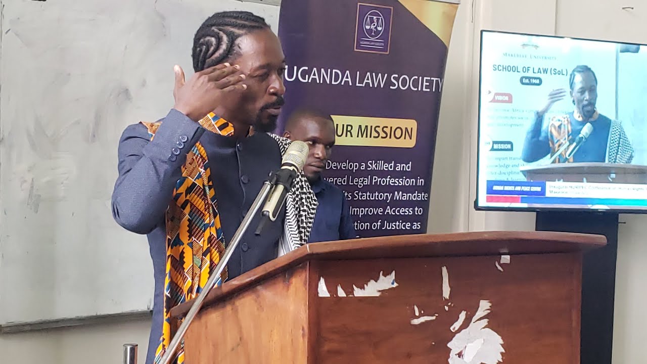 Isaac Ssemakadde President Uganda Law Society live at Makerere University #trending #subscribe