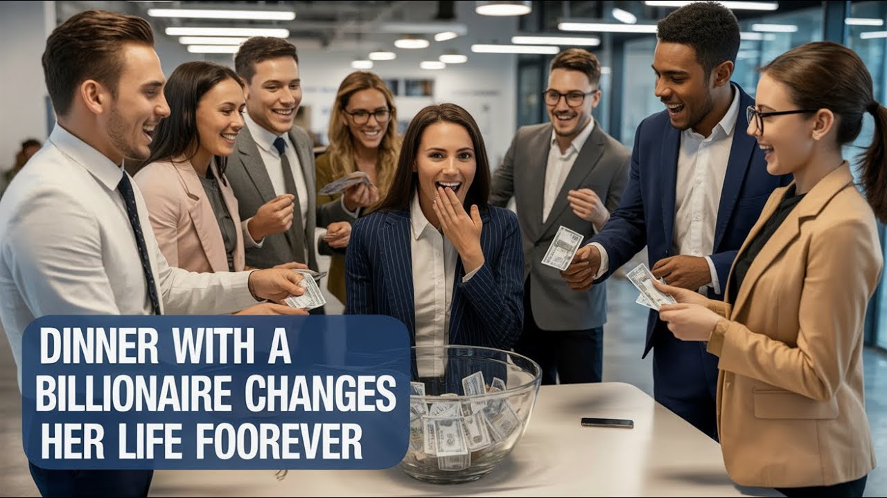 AN UNEXPECTED GIRL WINS A DINNER WITH A BILLIONAIRE CEO – WHAT HE DISCOVERED CHANGED EVERYTHING!