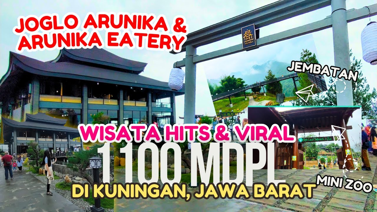 VIRAL BANGET! TEMPAT WISATA KULINER BIKIN BERASA DI JEPANG | JOGLO ARUNIKA | ARUNIKA EATERY KUNINGAN