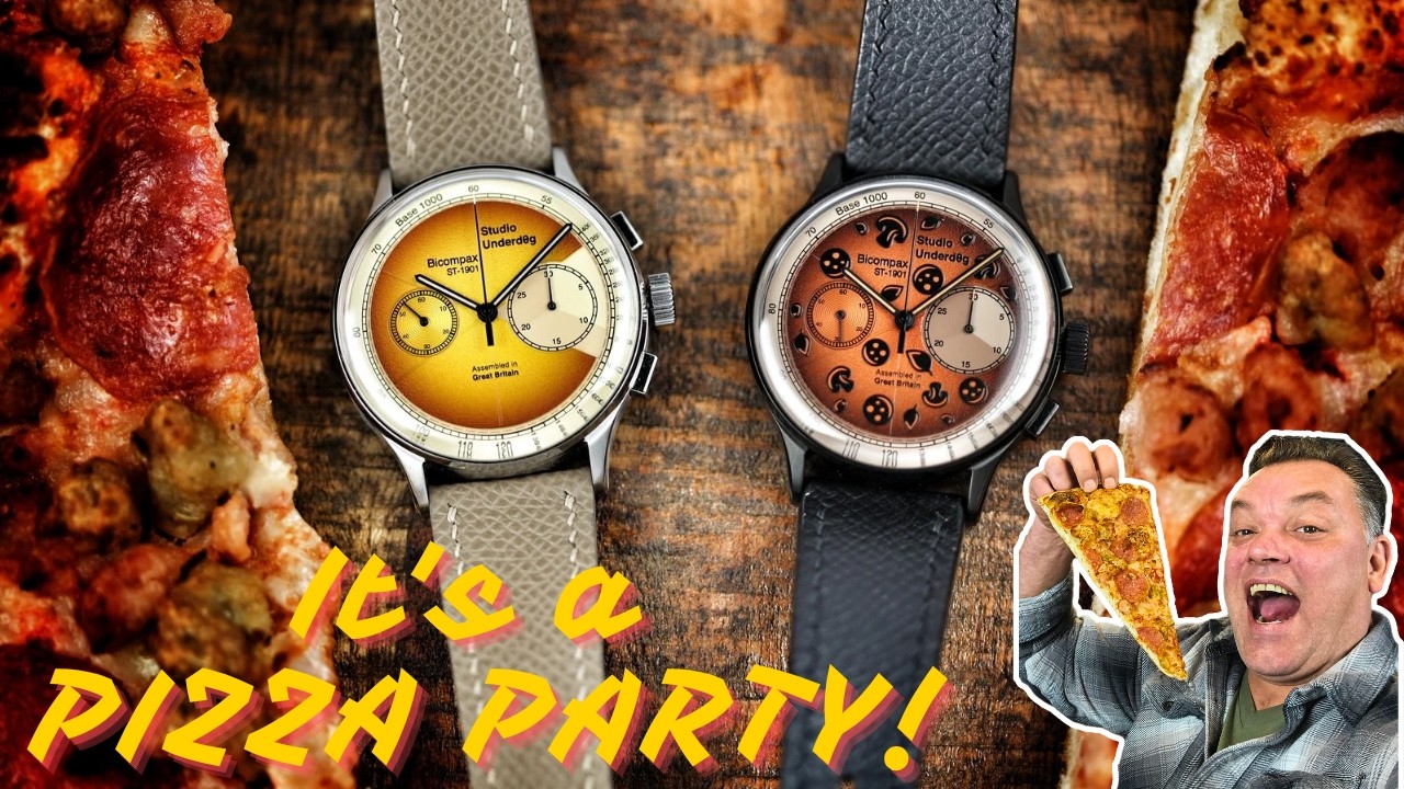 Новые часы в виде пиццы! Studio Underdog x Time + Tide