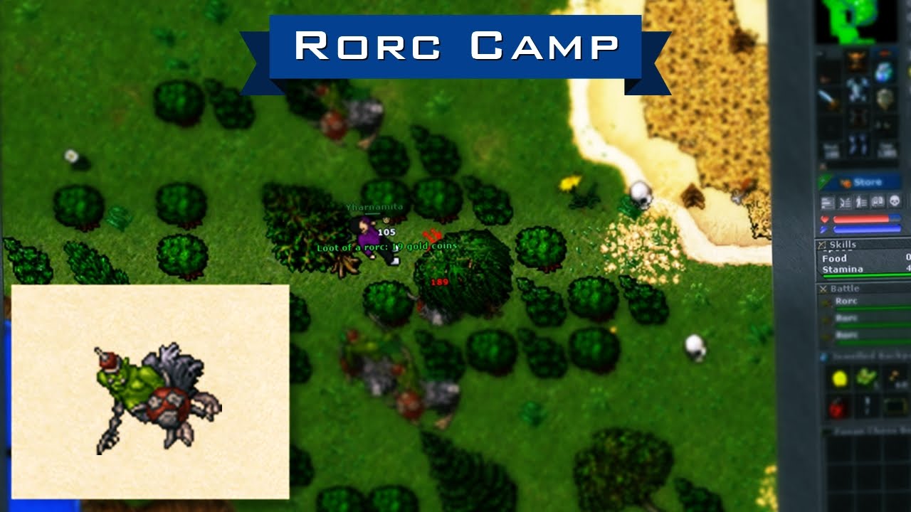 Tibia - 1 hora em Rorc Camp