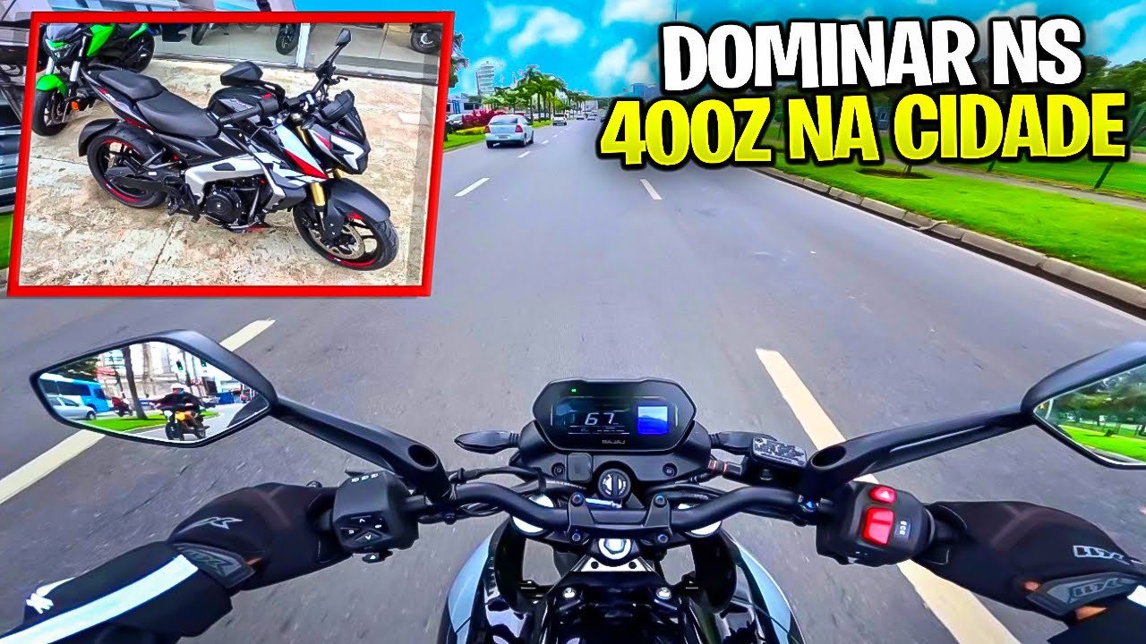 TESTE NA CIDADE NOVA DOMINAR NS 400 Z - DINÂMICA, LEVE E FORTE