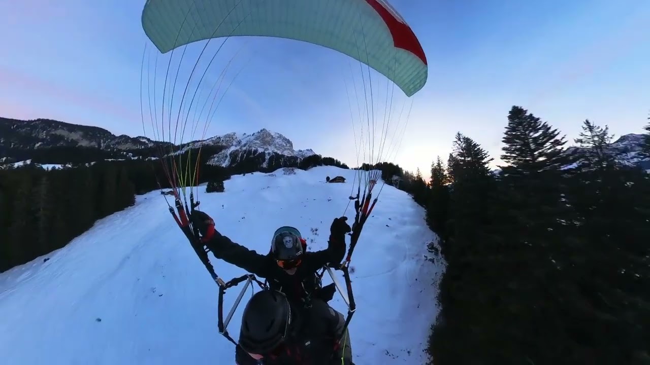 Paragliding - Tandem flight in Videmanette