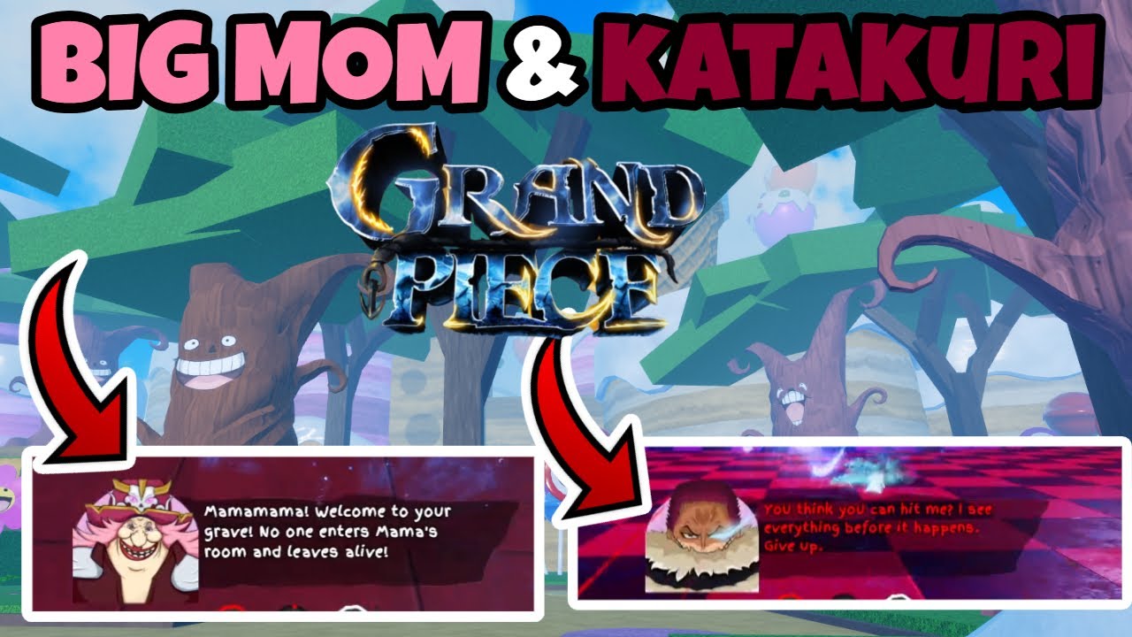 БИТВА БОЛЬШОЙ МАМЫ И КАТАКУРИ ПРОСТО БЕЗУМНАЯ В GRAND PIECE ONLINE...