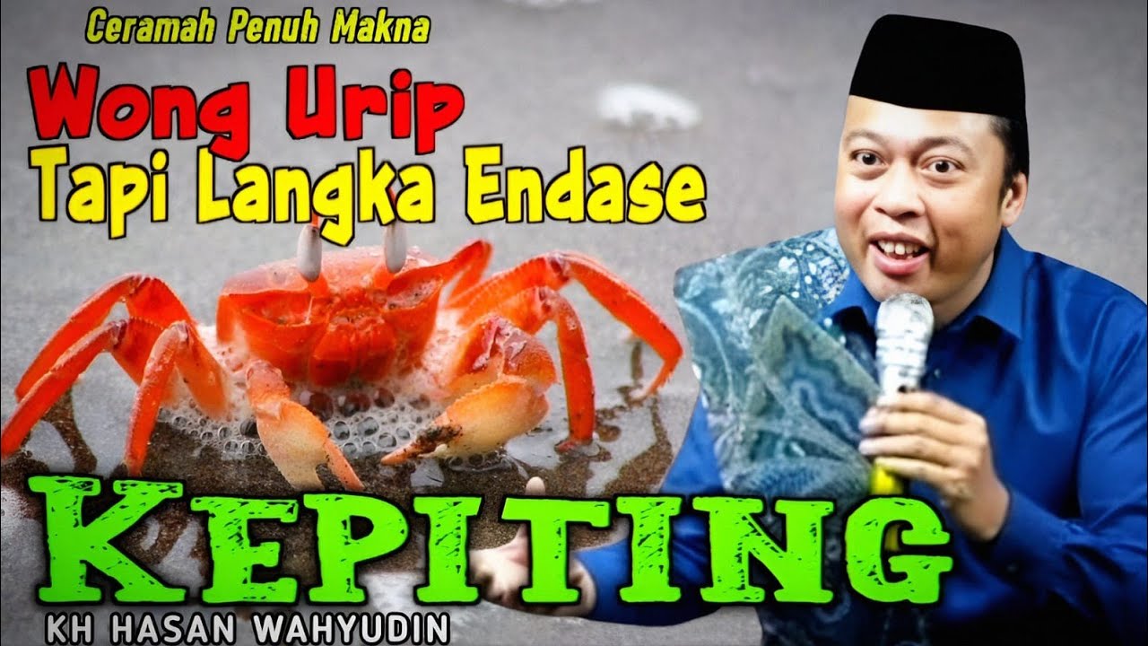 KH HASAN WAHYUDIN DI LAKONE WONG URIP .