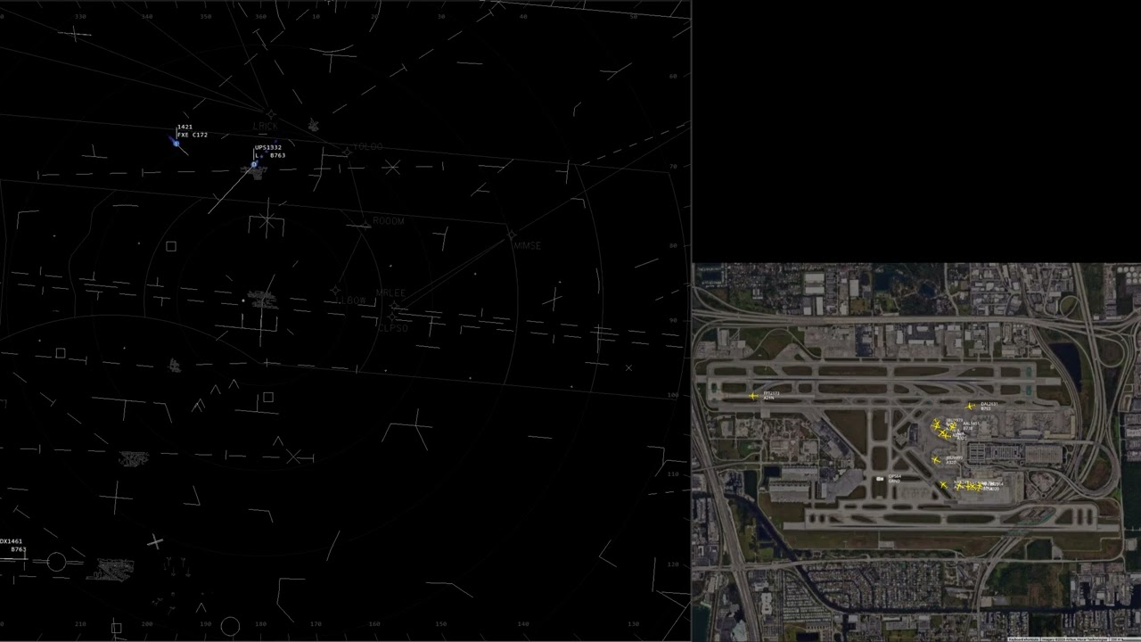 KFLL / ATC - Scope View (NO AUDIO)