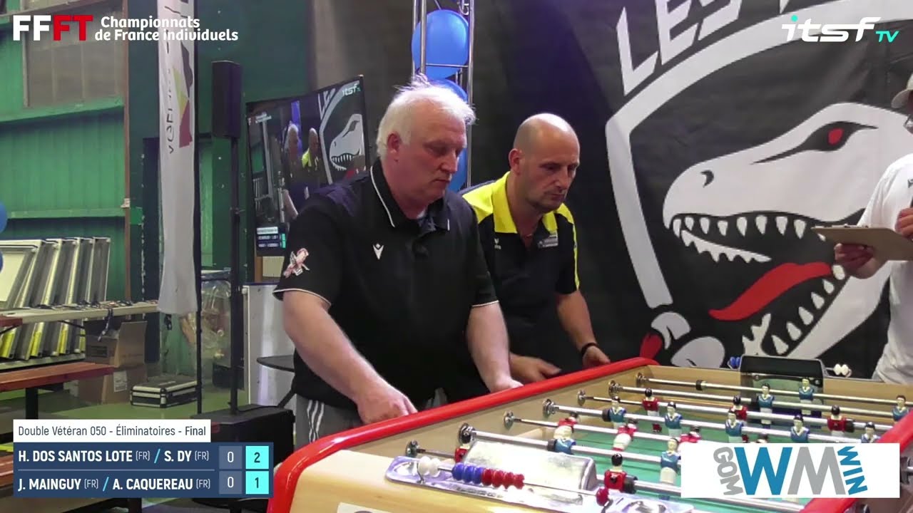 CDF 2024 - Rés. de la Finale du double Vétéran: S. Dy & H. Dos Santos vs J.Y Mainguy et A. Caquereau