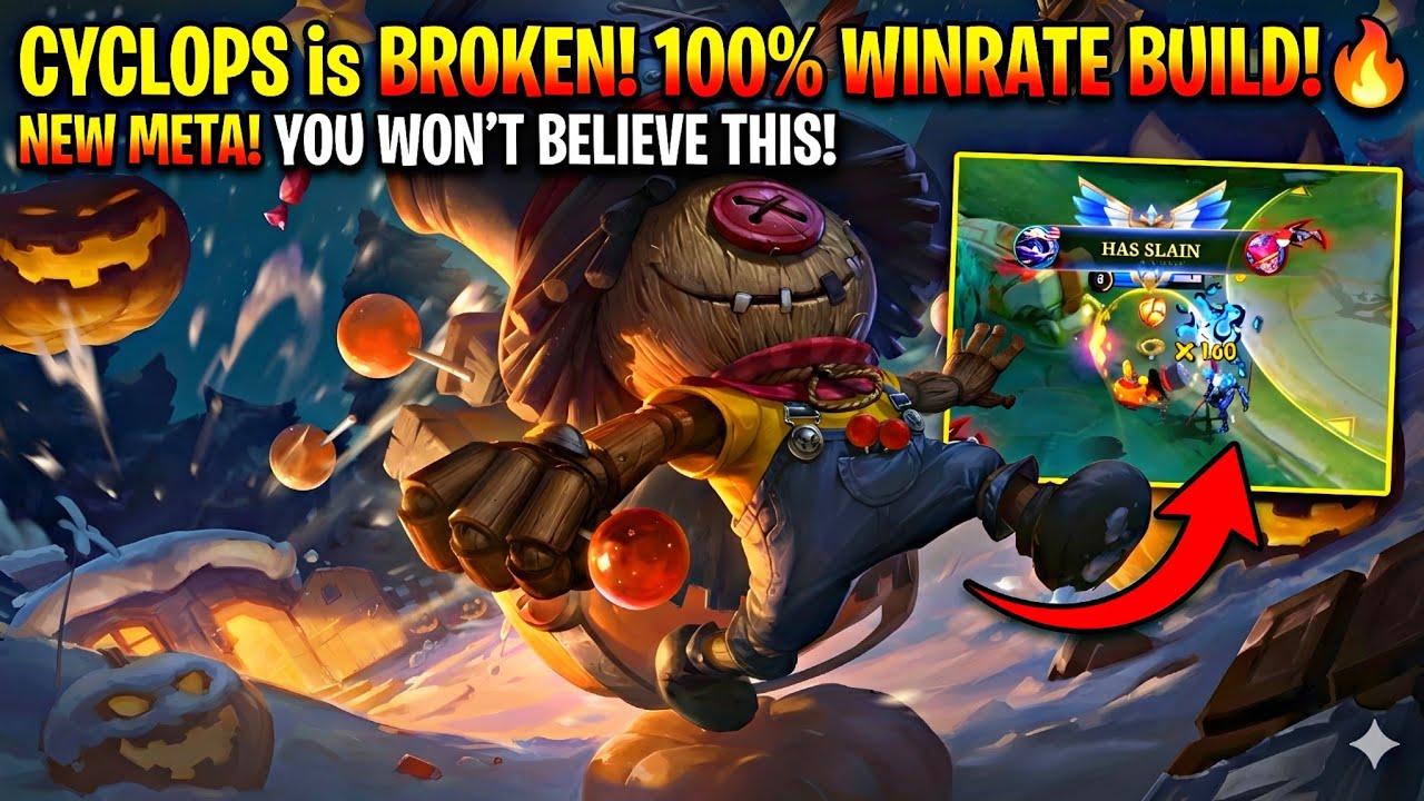 Mobile Legends - CYCLOPS IS BROKEN! 🔥 1-SHOT BUILD YOU MUST TRY!