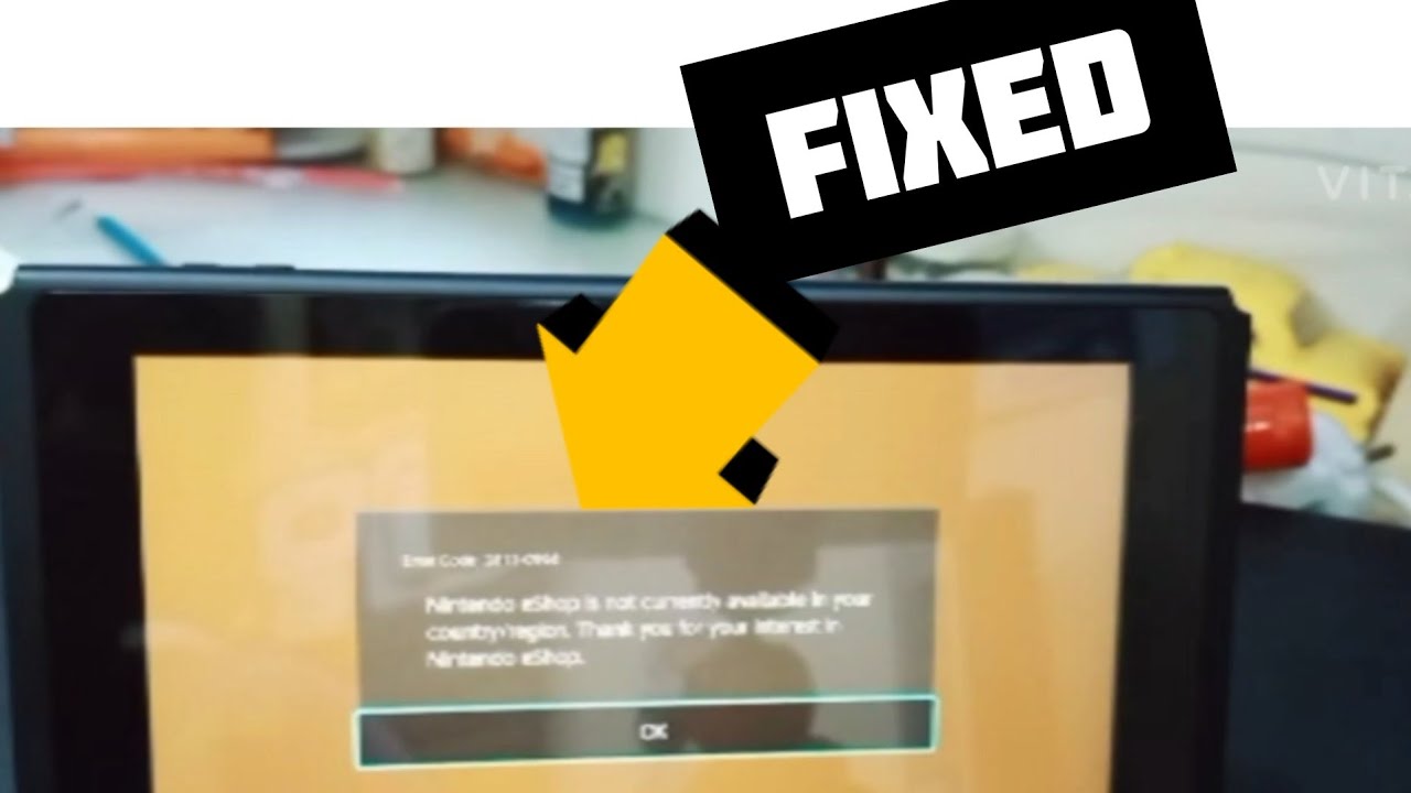 nintendo eshop not available error fixed |do this if nintendo eshop is not available in your country
